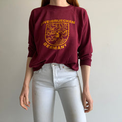 1970s Zweibruecken Germany Thrashed Sweatshirt