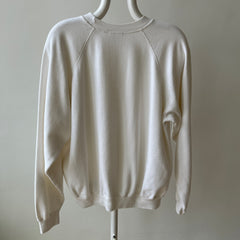 1980s Hanes Natural White Raglan with Sharpie