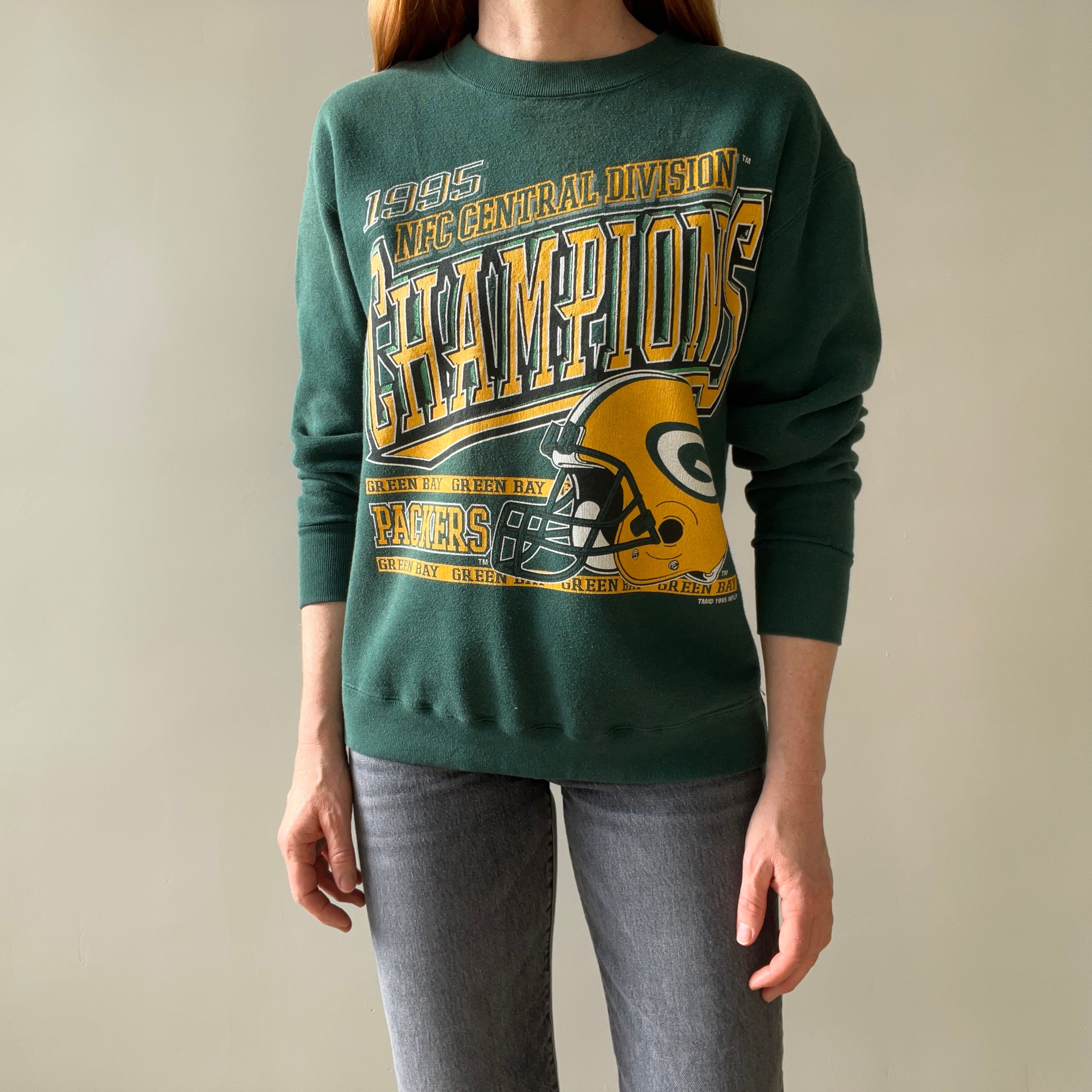 1995 Green Bay Packers NFC Central Division Champions Sweatshirt - great gift!