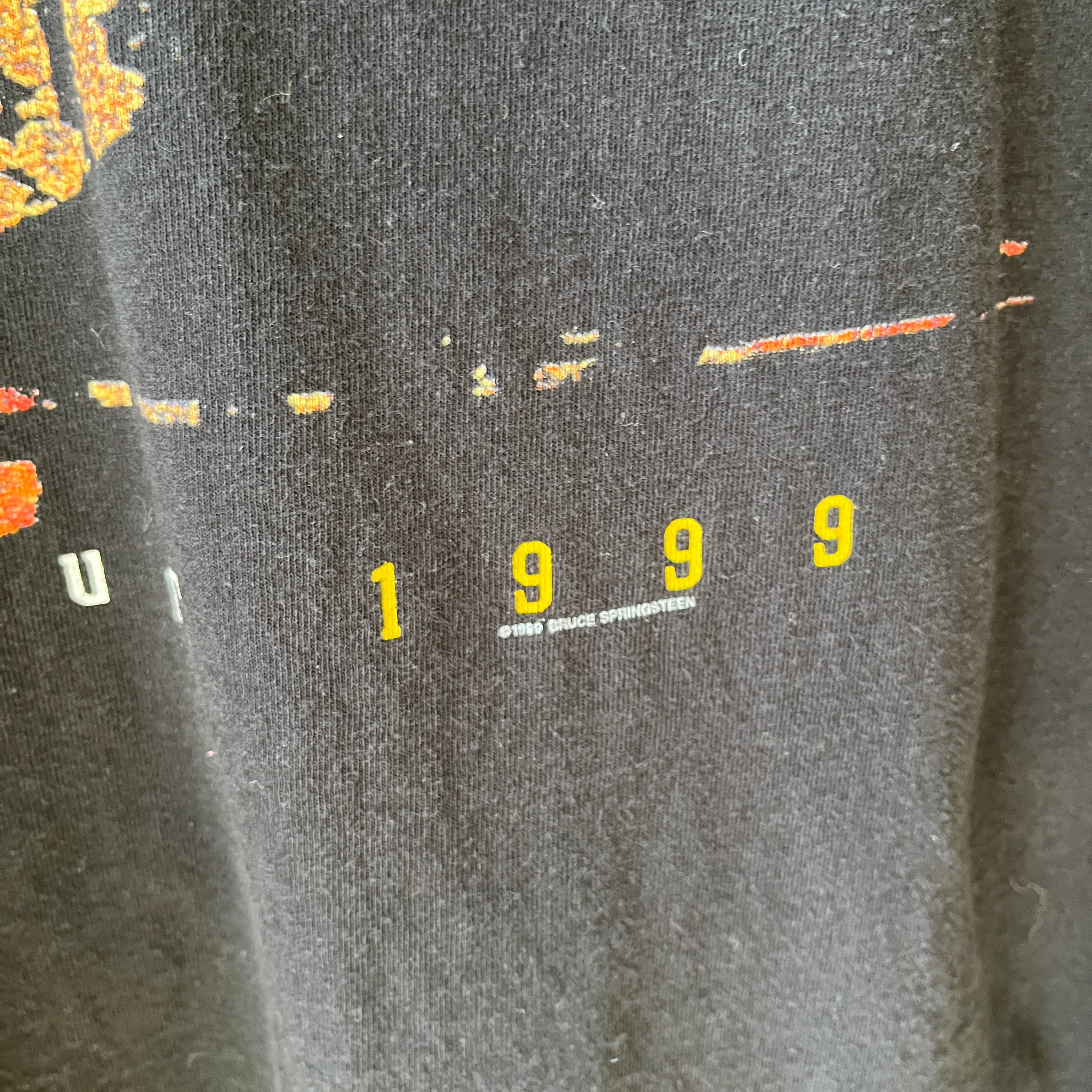 1999 Bruce Springsteen and The E Street Band Front and Back Tour T-Shirt