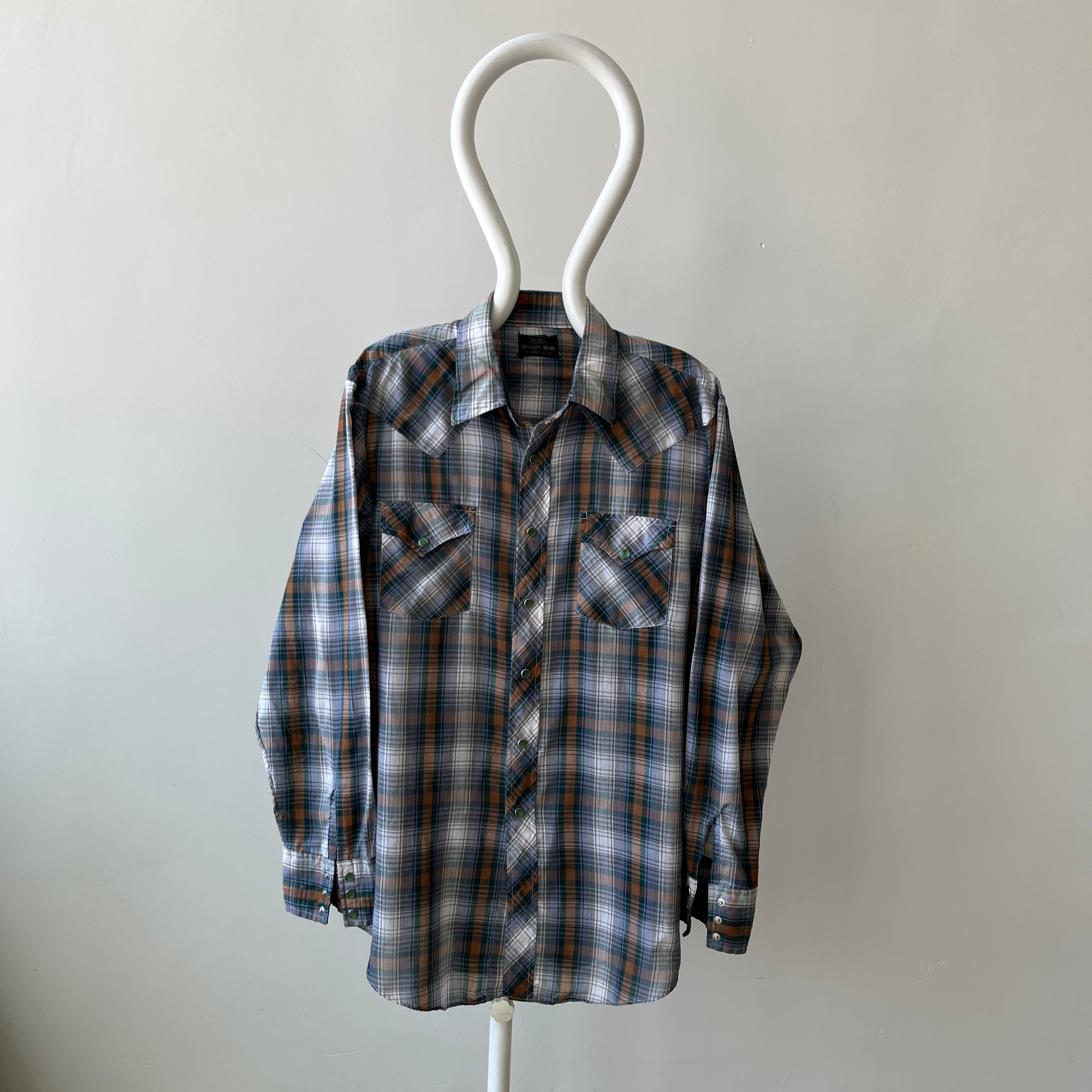 1960's/70's Western Pearl Snap Button Shirt