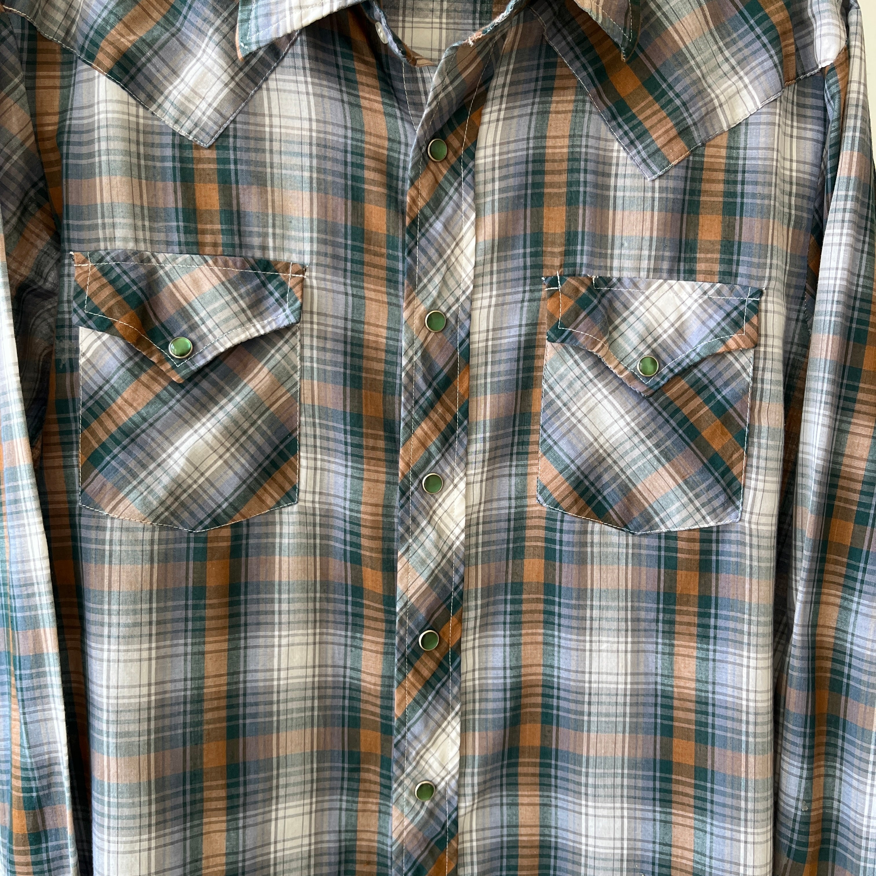 1960's/70's Western Pearl Snap Button Shirt