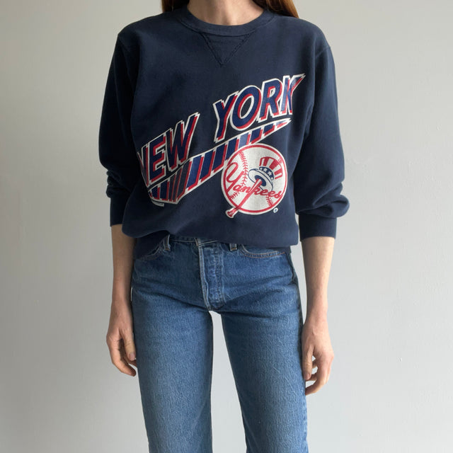 1989 New York Yankees Single V Super Collectible Sweatshirt - Soft and Wonderful