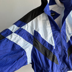 1980/90s Pierre Cardin Cotton Lined Color Block WIndbreaker