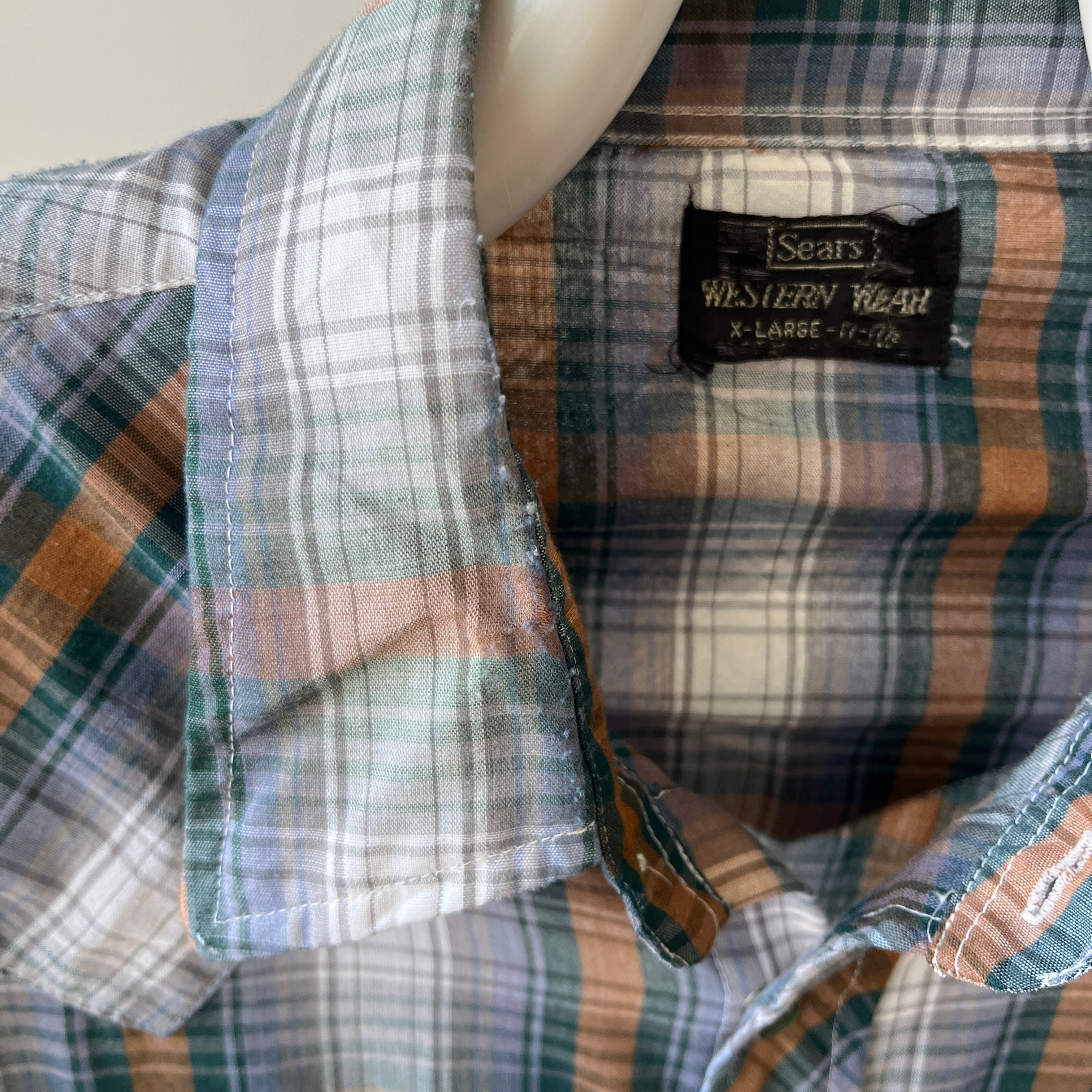 1960's/70's Western Pearl Snap Button Shirt