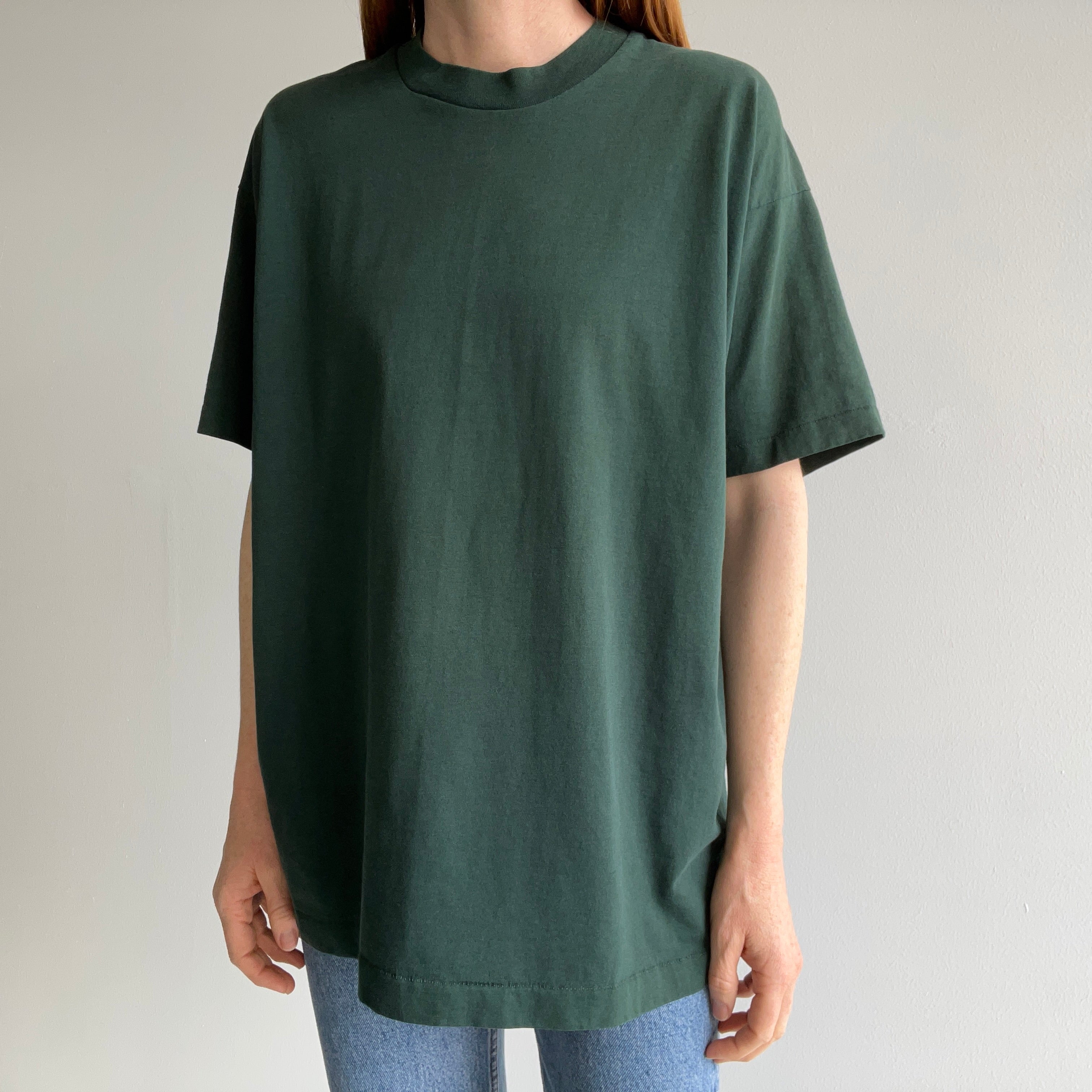 1980s Dark Green T-Shirt by FOTL Best