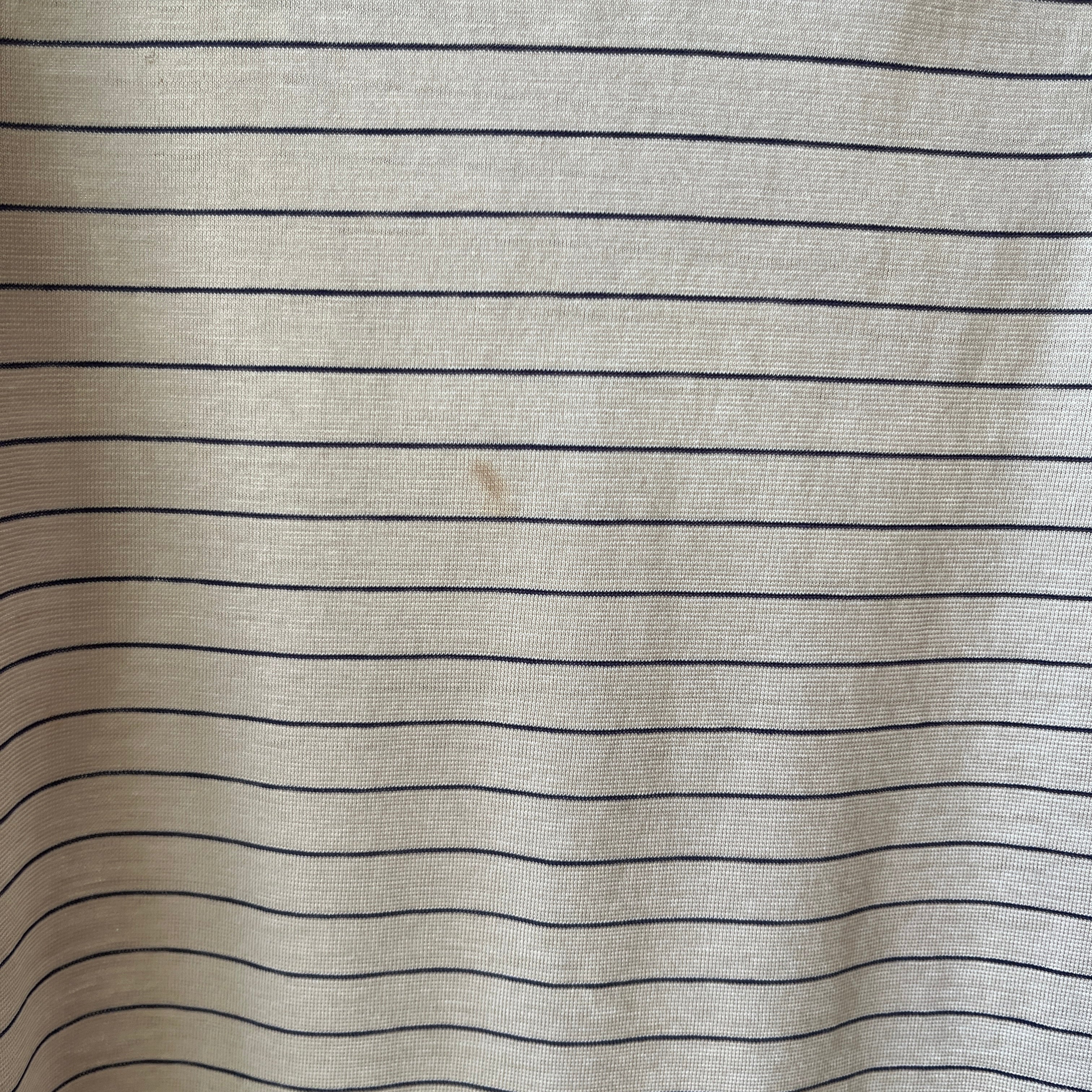 1970s/80s Striped Polo Style T-Shirt