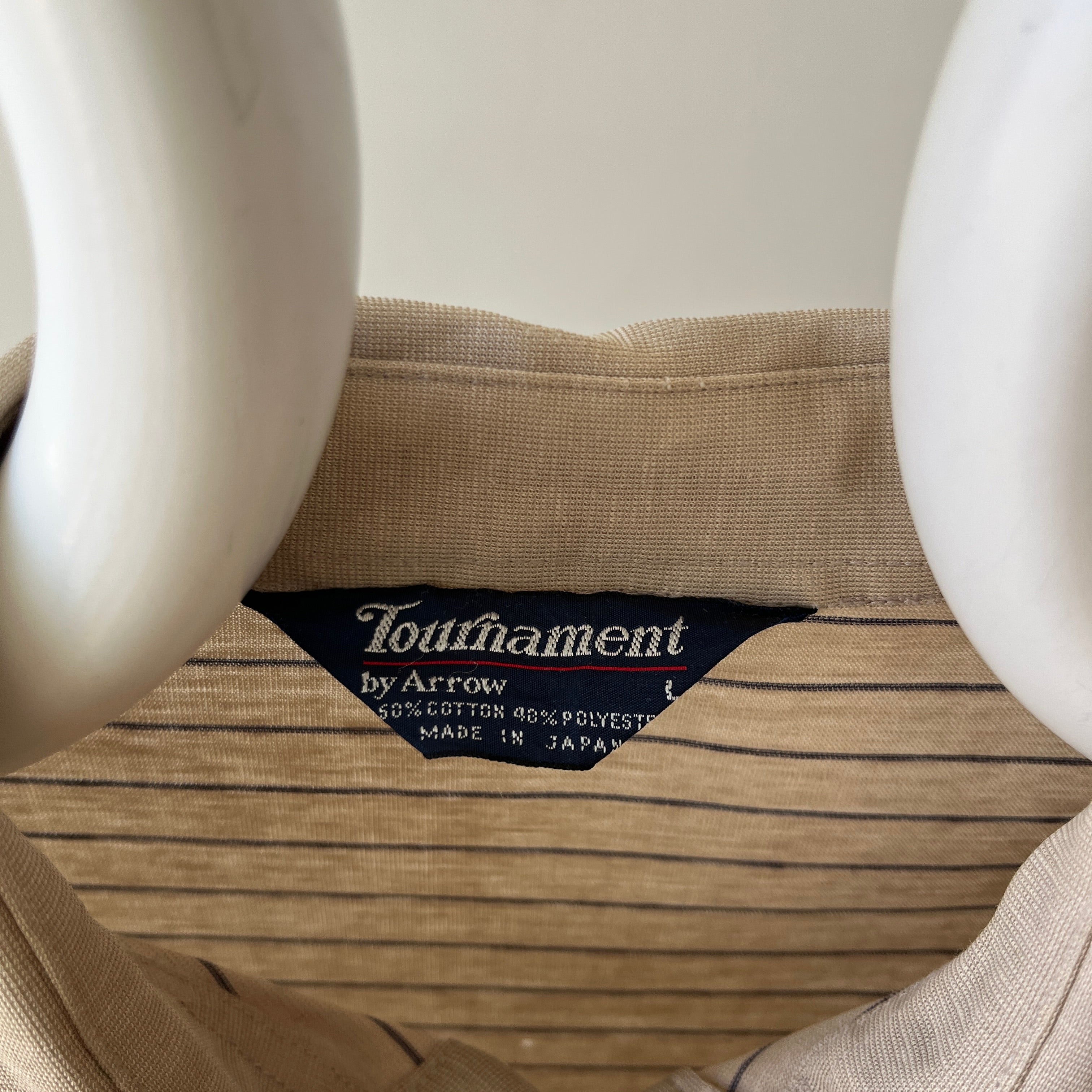 1970s/80s Striped Polo Style T-Shirt