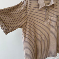 1970s/80s Striped Polo Style T-Shirt