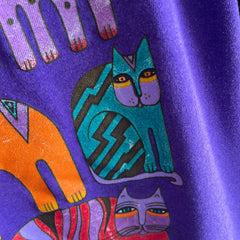 1980s Laurel Burch Cat Sweatshirt - Huzzah!