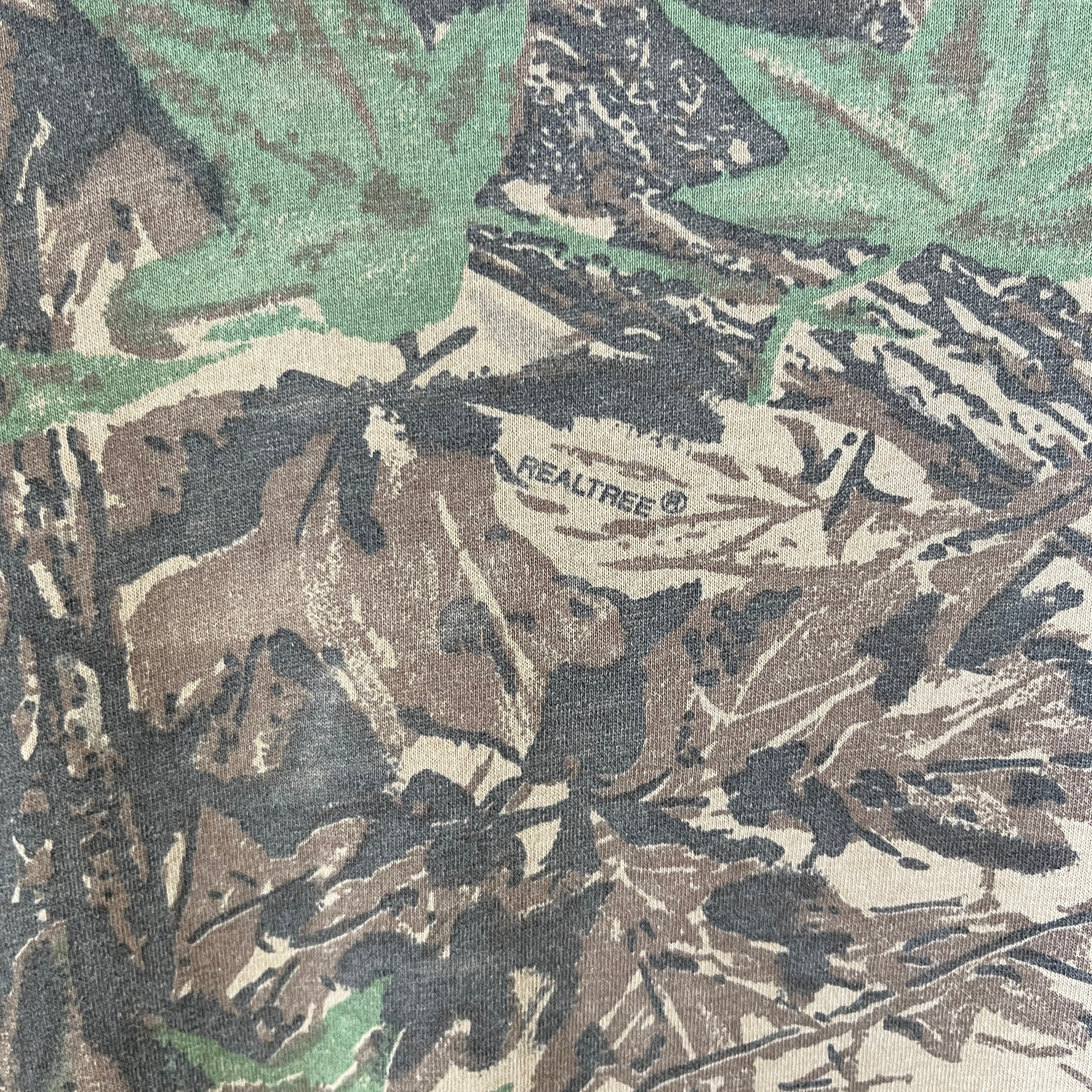 1980s/90s Realtree Camo Long Sleeve T-Shirt - !!!!!