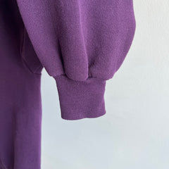 1980s Blank Purple Sweatshirt by Jerzees