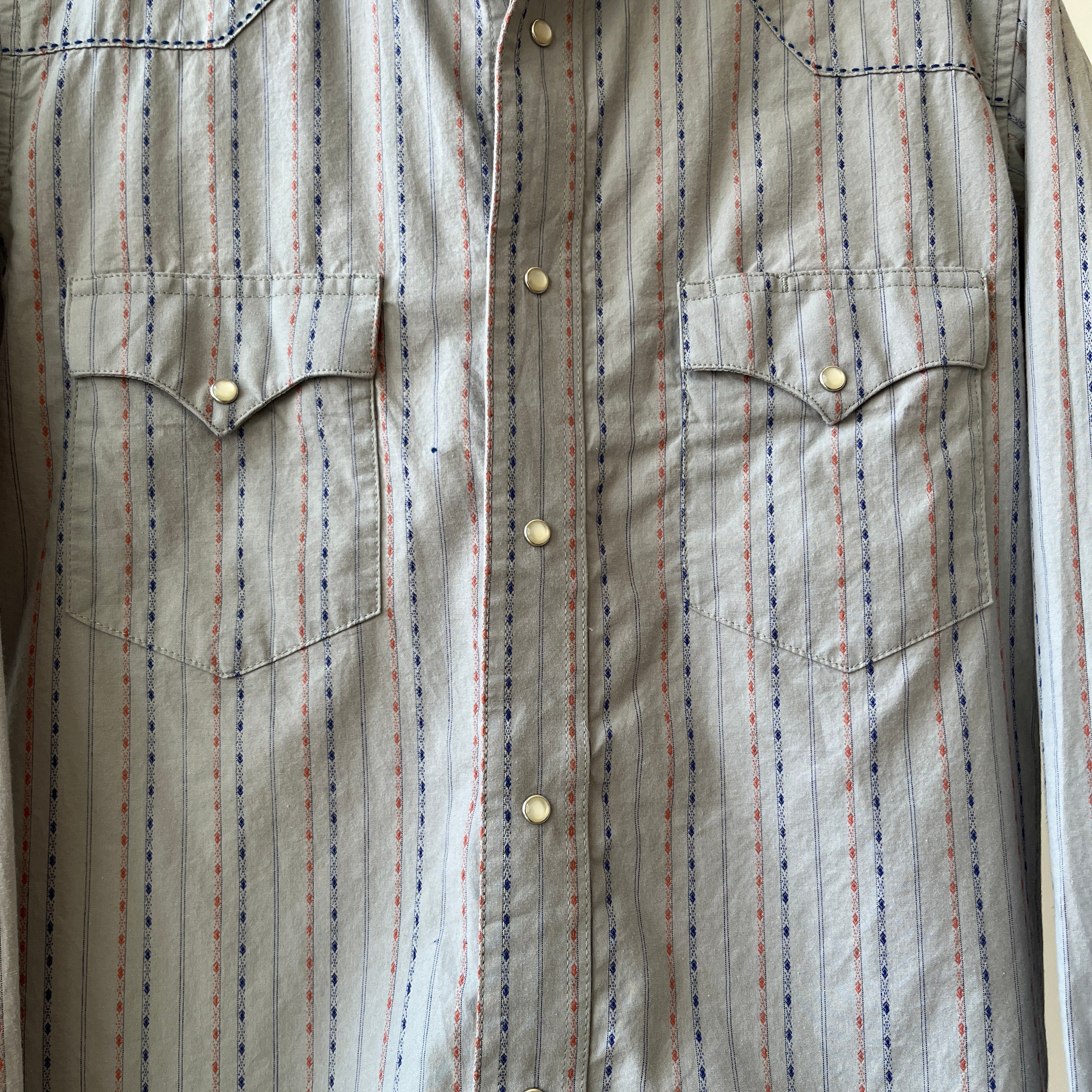 1980's Wrangler Western Button-Up Shirt