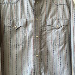 1980's Wrangler Western Button-Up Shirt