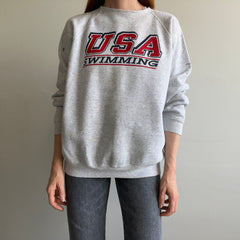 1980s USA Swimming Sweatshirt by Discus