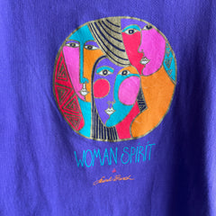 1980s Laurel Burch Spirit Woman Cotton T-Shirt