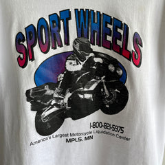 1980/90s Sport Wheels Motorcycle T-Shirt