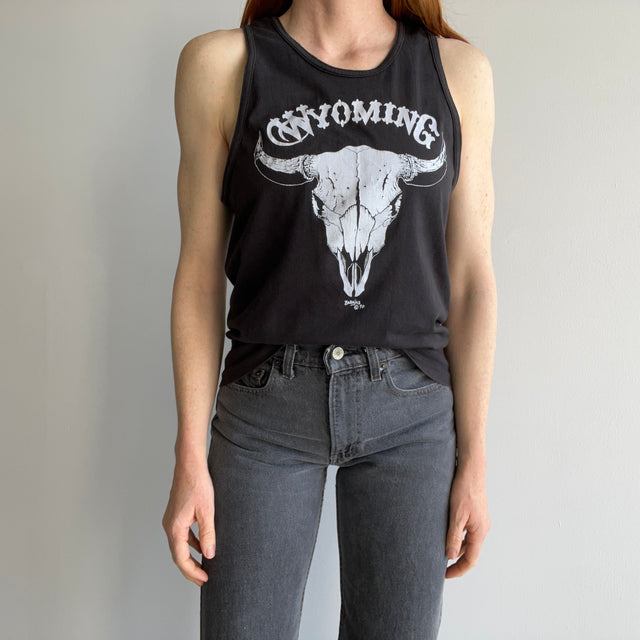 1980s Wyoming Cotton Tank Top