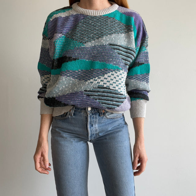 1980s Multi Colored Sweater