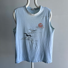 1970s Destroyed and Mended and Destroyed Some More Turks Thinned Out Tank Top by Hanes