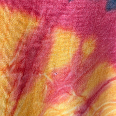 T-shirt teinté de peinture noire vierge des années 00