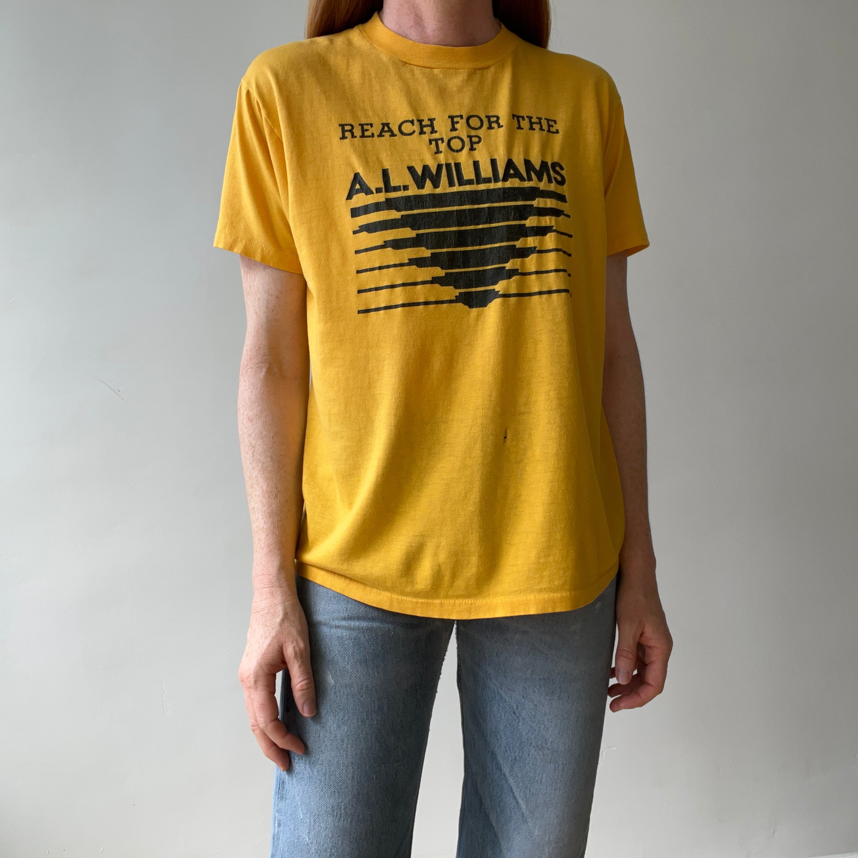 1980s Reach For The Top A.J. Williams T Shirt - Backside Too