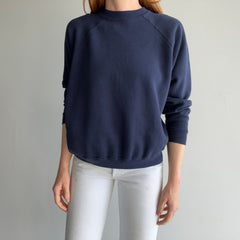 1990s Perfectly Faded Navy Raglan by HHW