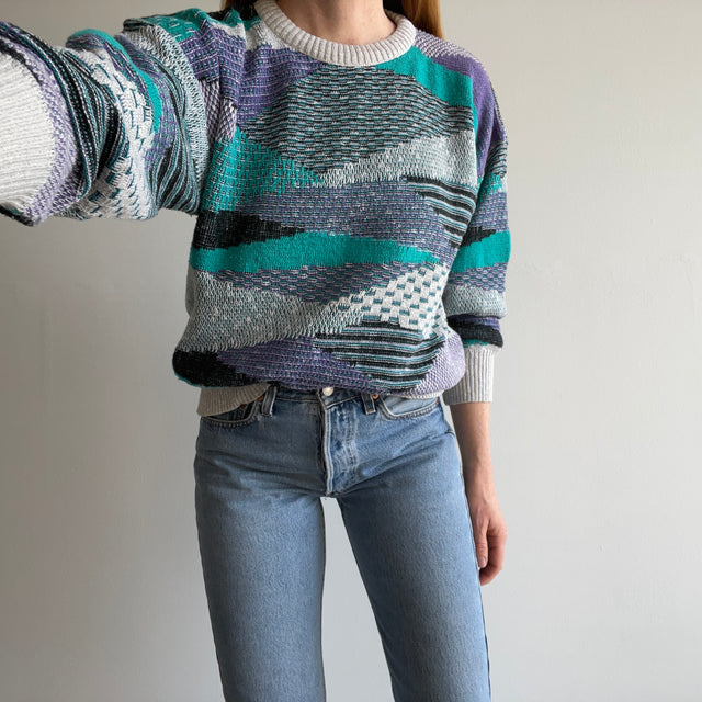 1980s Multi Colored Sweater