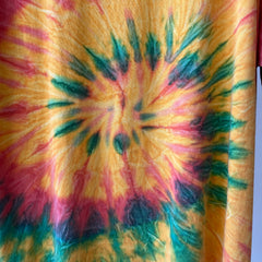 T-shirt teinté de peinture noire vierge des années 00