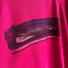 1980s Loon Lake, New York Worn Out Sweatshirt - BEST BEST BEST!