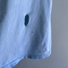 1970s Destroyed and Mended and Destroyed Some More Turks Thinned Out Tank Top by Hanes