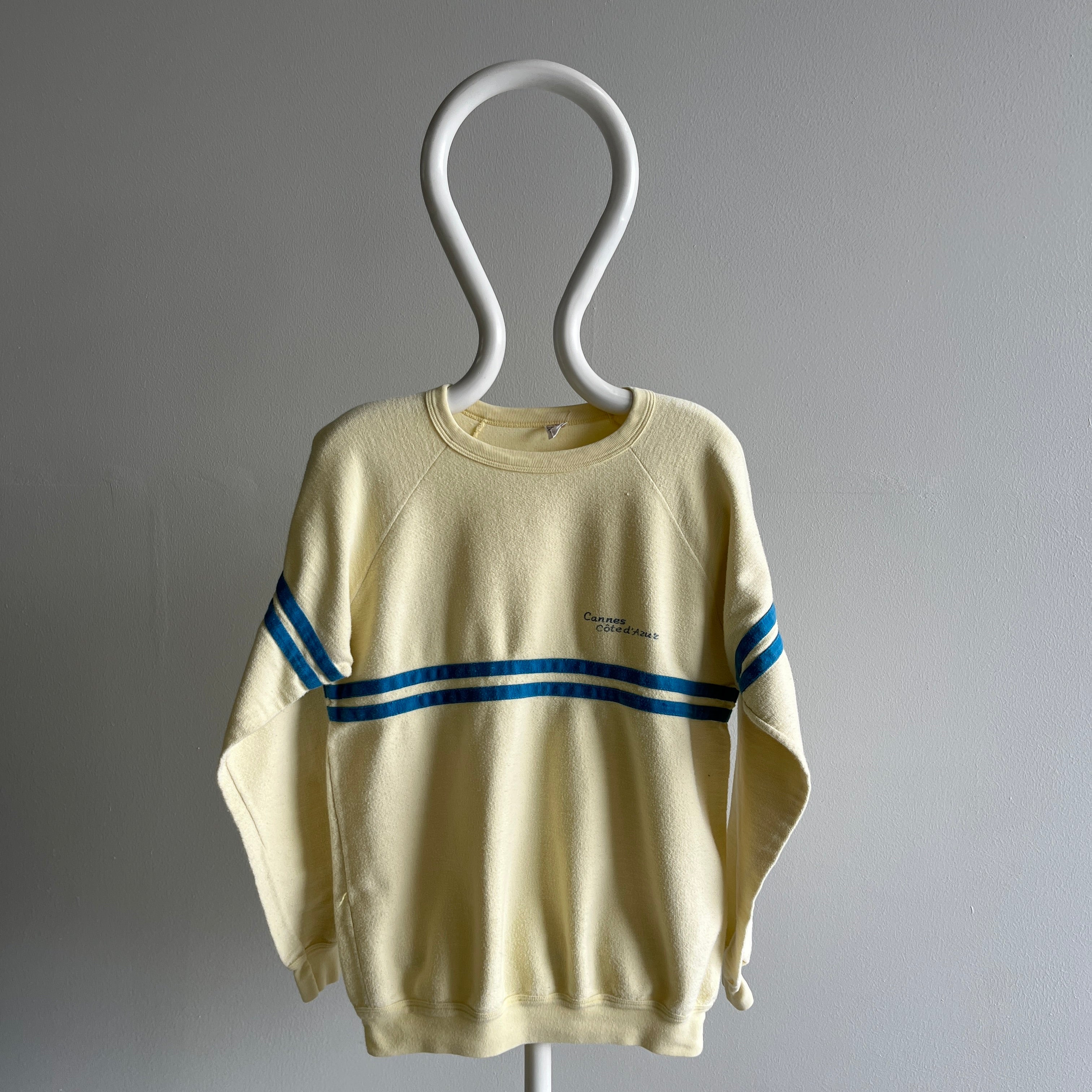 1970s Cannes Cote d' Azuz  - Made in Italy - Sweatshirt