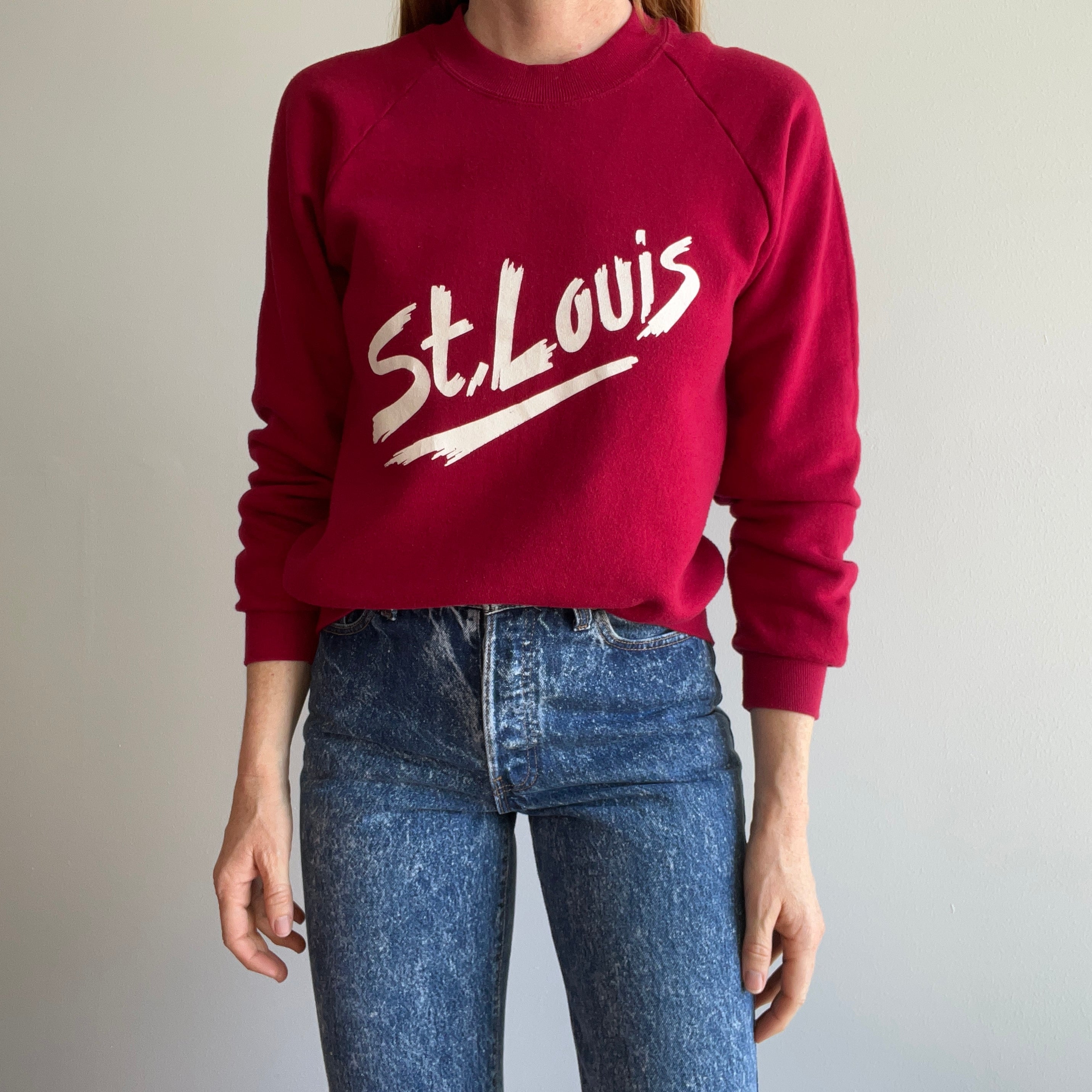 1980s St. Louis Barely Worn Sweatshirt