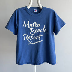 1980s Marco Beach Resort Rolled Neck Cotton T-Shirt