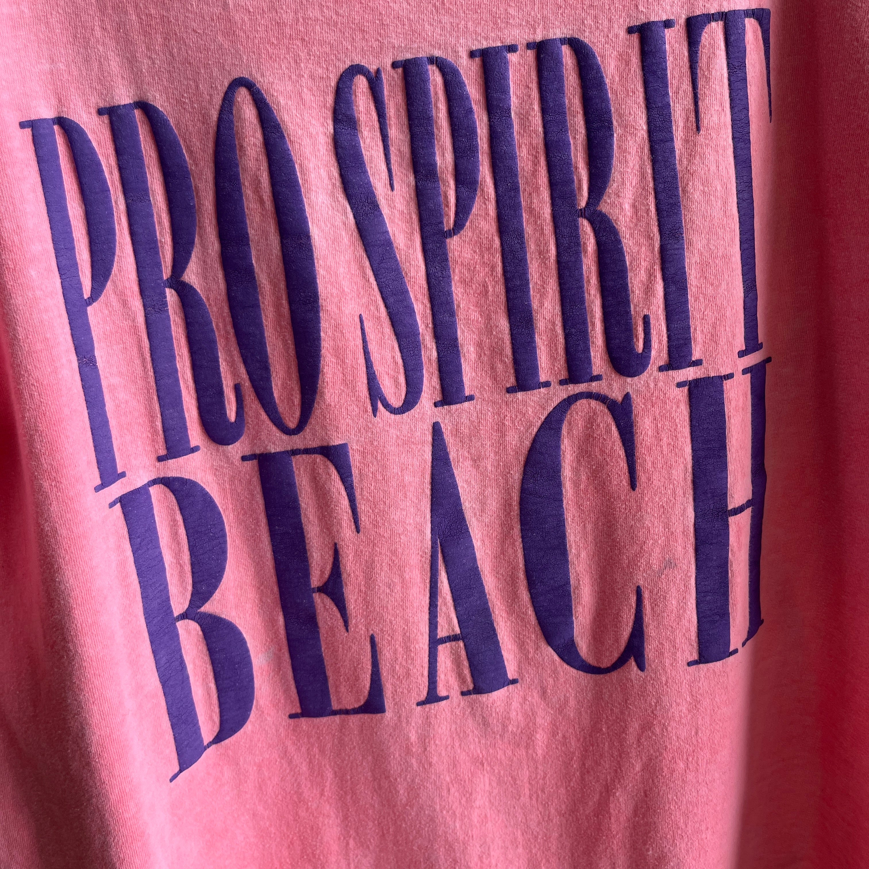 1980s Pro Spirit Beach Larger T-Shirt