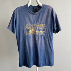 1990s Underwater Explorers Society Grand Bahama Island Sun Faded T-Shirt