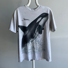 1980s Front and Back Shamu - Awwwwwww - T-Shirt - THE BACK IS BEST