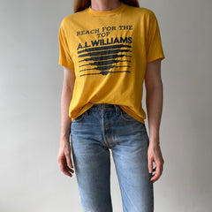 1980s Reach For The Top A.J. Williams T Shirt - Backside Too