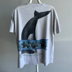 1980s Front and Back Shamu - Awwwwwww - T-Shirt - THE BACK IS BEST