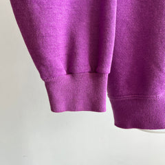 1970s Soft, Thin, Slouchy Purple Raglan