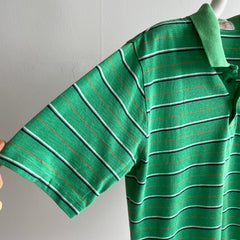 1970s Striped Lightweight Polo Shirt - THIS