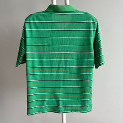 1970s Striped Lightweight Polo Shirt - THIS