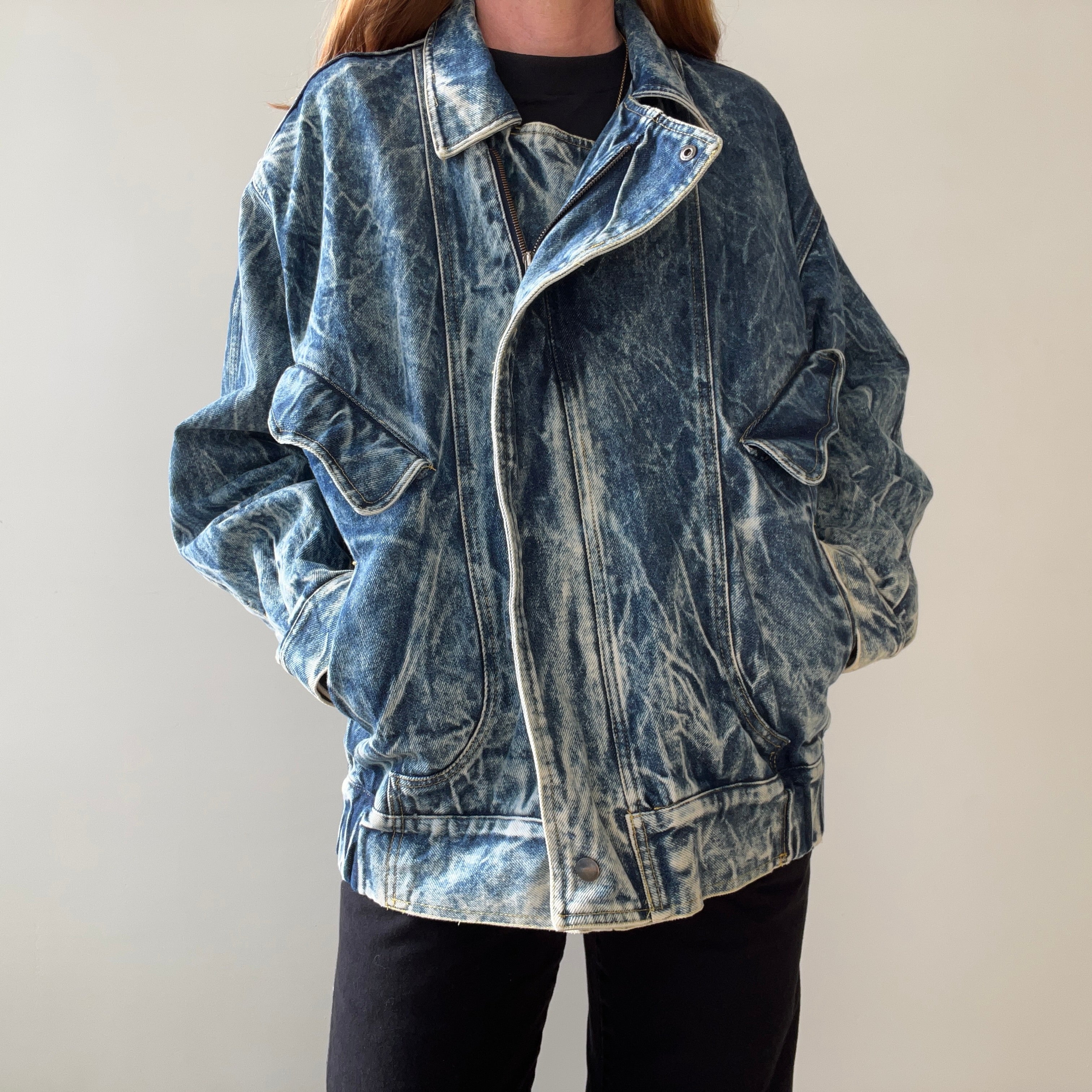 1980s/90s Acid Wash Denim Jacket