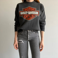 1990s Harley - Moroney's Newburgh, NY Sweatshirt - COLLECTIBLE