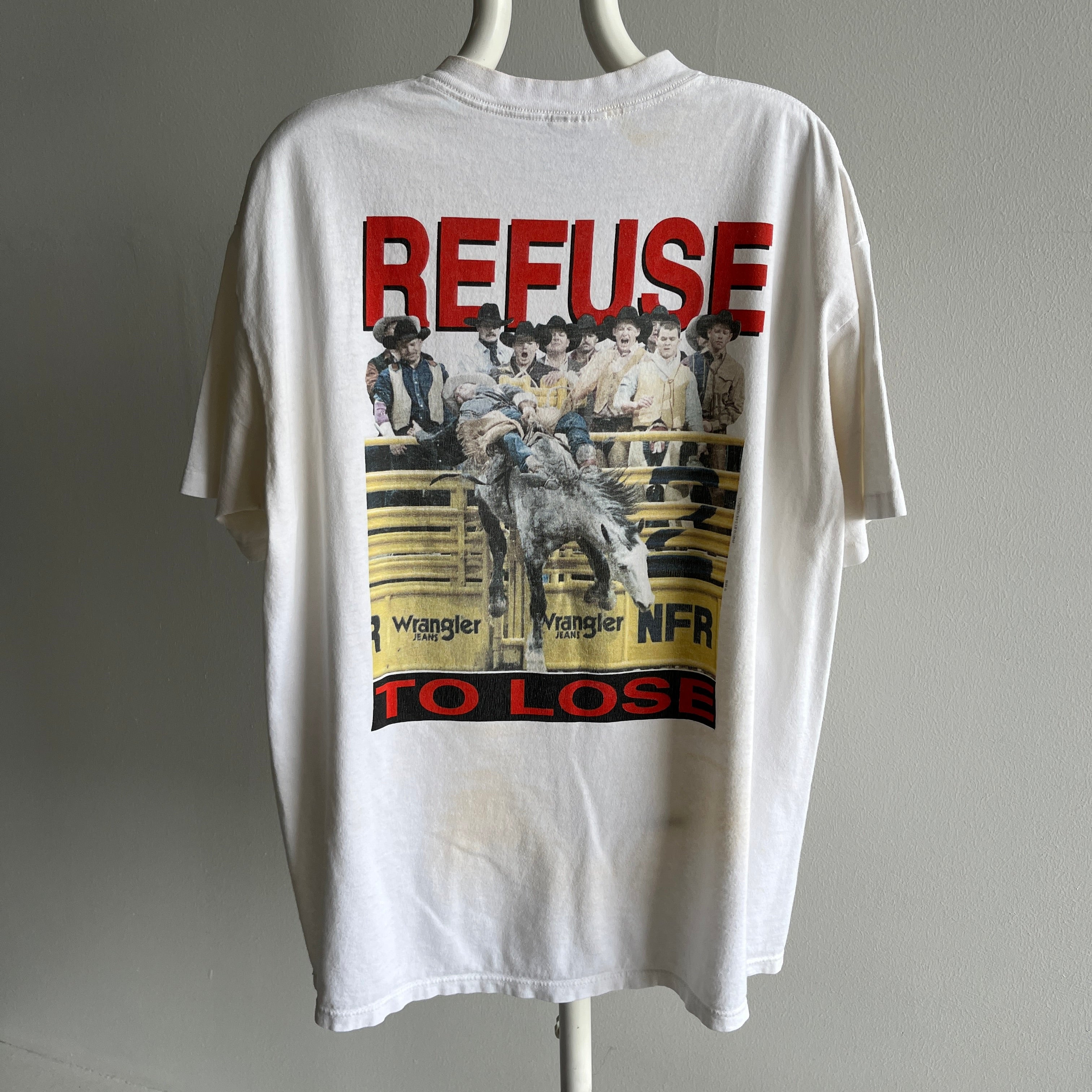 1990s Refuse To Lose - Rodeo T-Shirt