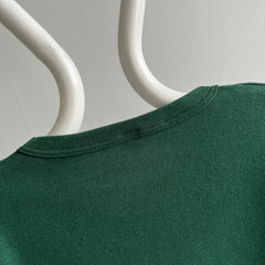 1980s One Size Fits Most Knit Deep Green T-Shirt