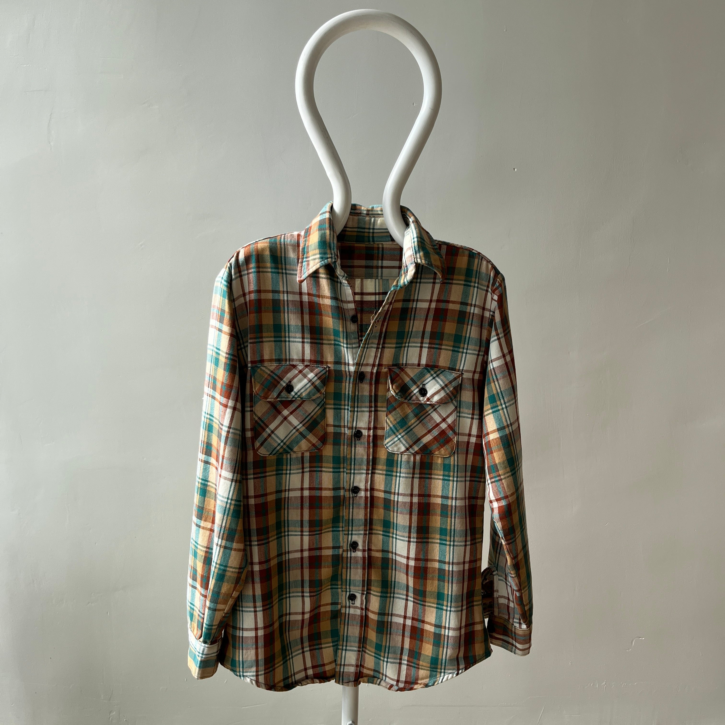 1970/80s Cotton Flannel (not flannel fabric) Shirt