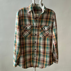 1970/80s Cotton Flannel (not flannel fabric) Shirt