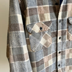 1970s Insulated Flannel Jacket - Light in Weight, But Warm