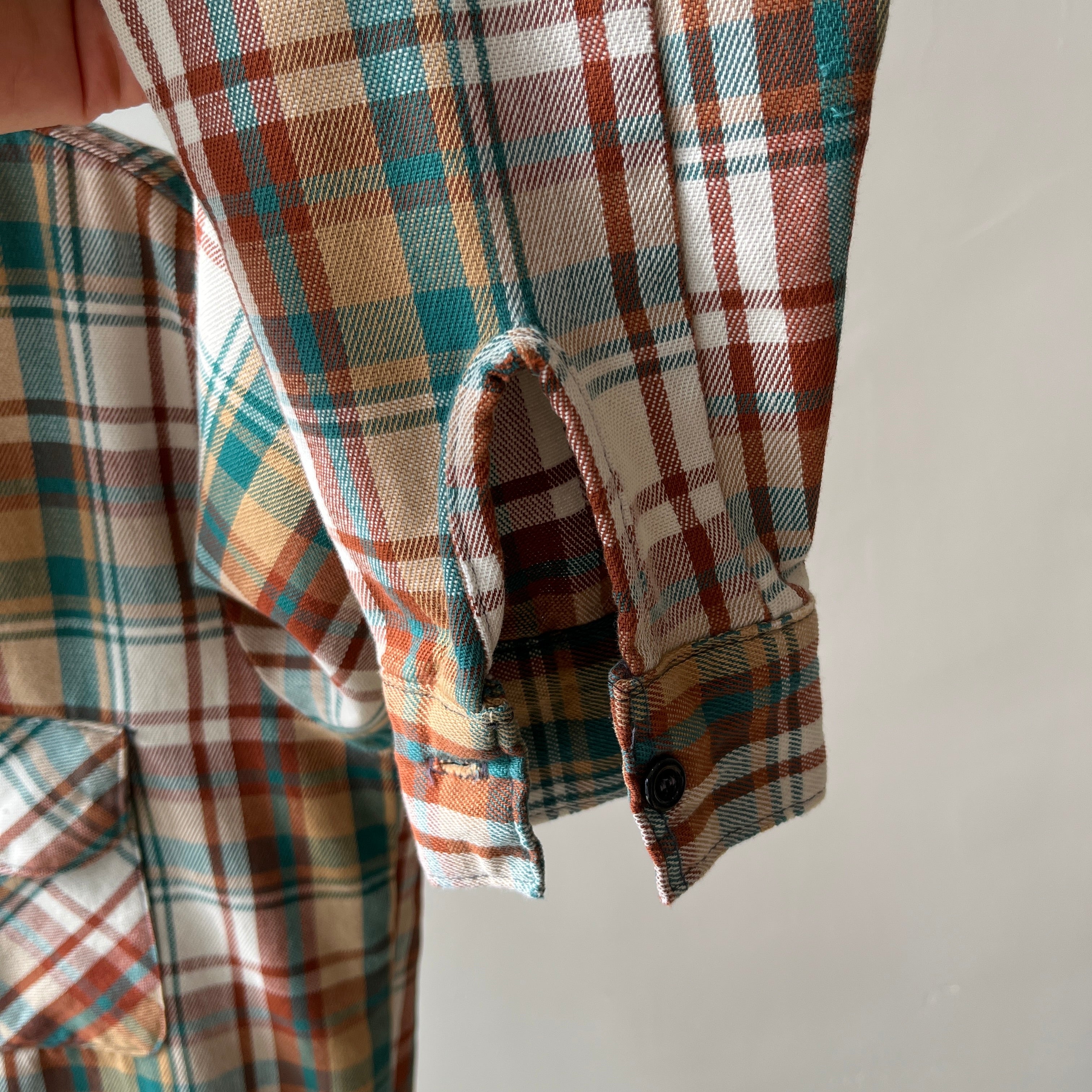 1970/80s Cotton Flannel (not flannel fabric) Shirt